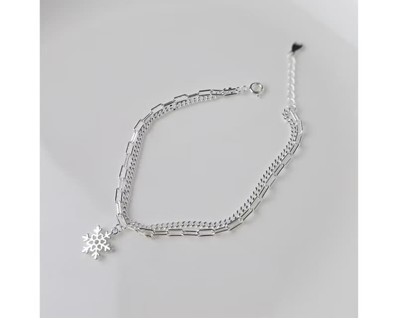 I 雪花 I 925純銀手鍊