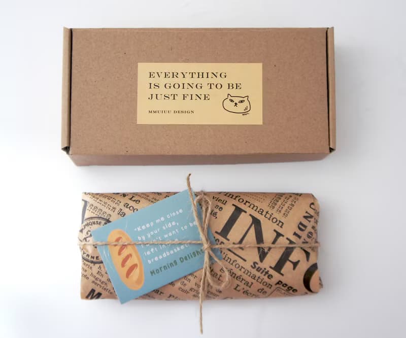 法國麵包皮革造型零錢包 | 掛飾