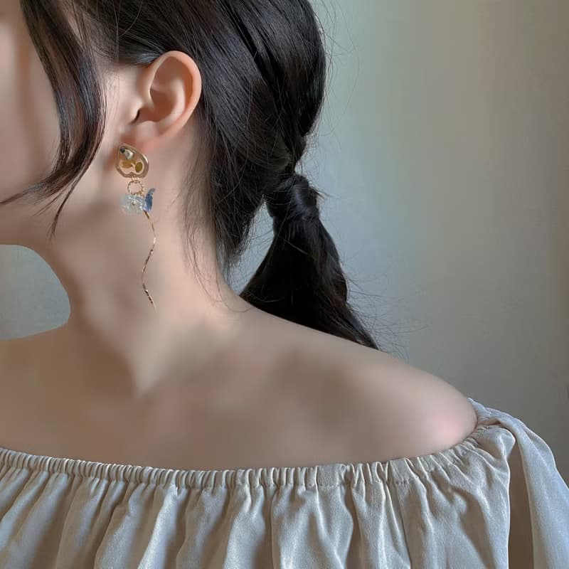 | 朝露秘境 | 乾燥花耳環