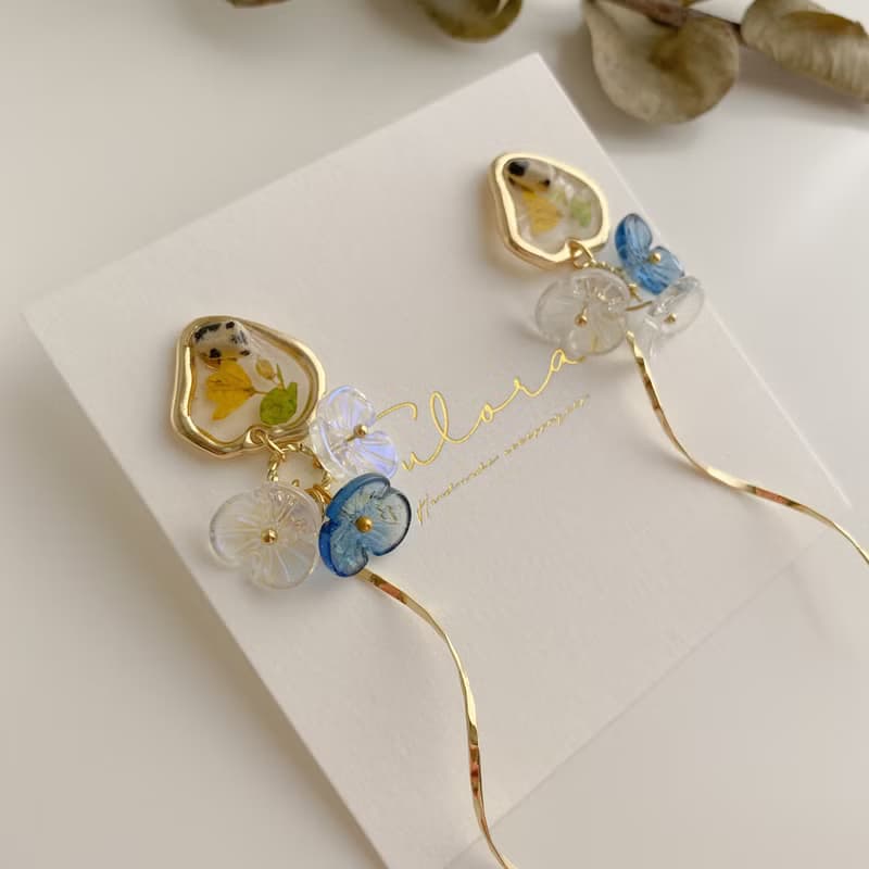 | 朝露秘境 | 乾燥花耳環