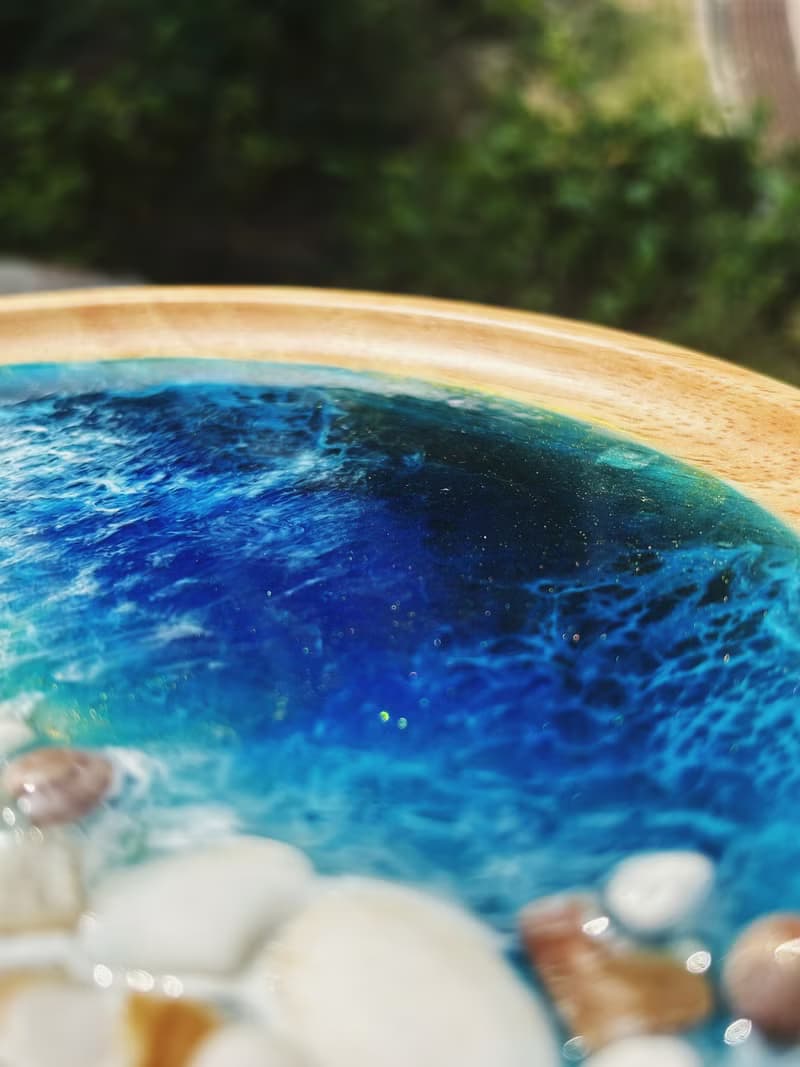 【現貨】神秘深海海洋海浪圓木盤