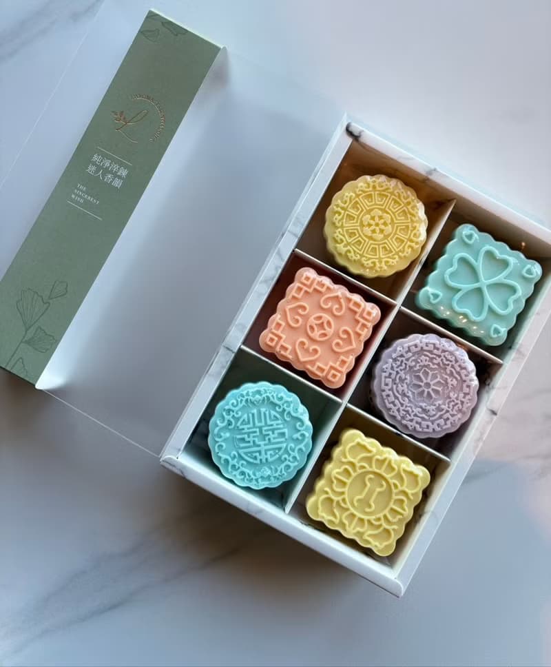 中秋月餅皂禮盒 (手工精油皂60g*六入)