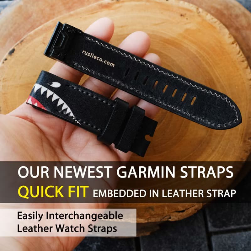 Garmin Quick Fit Strap Warhawk Black Design