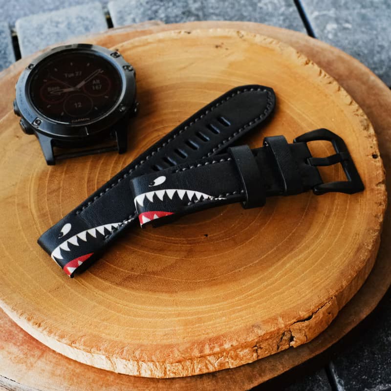 Garmin Quick Fit Strap Warhawk Black Design