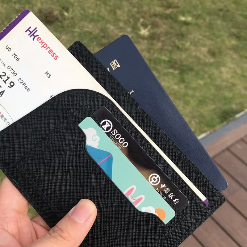 【Passport套/護照夾】十字紋牛皮系列/旅行/多色可選/手工製造