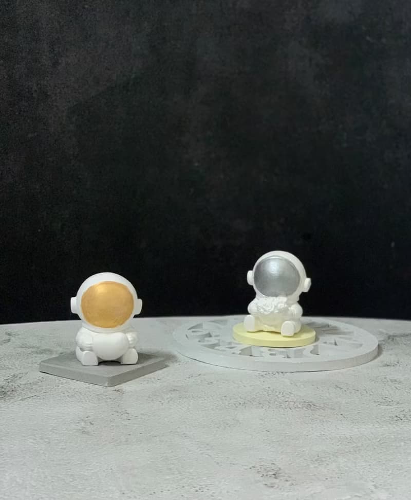 香氛造型擴香石-萌萌太空人 宇航員附底座 +5ml香精油