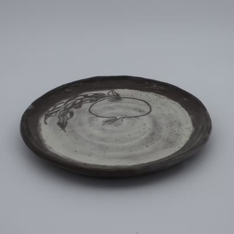 カブのお皿とマグカップ