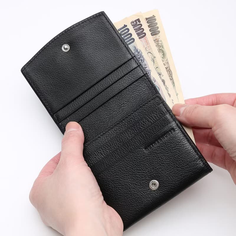 Arch 方形短夾-經典黑