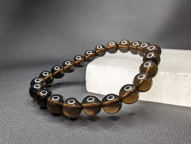 【訂製品】茶晶 手串 手鍊 天然水晶 水晶手串 8-16mm 水晶手鍊