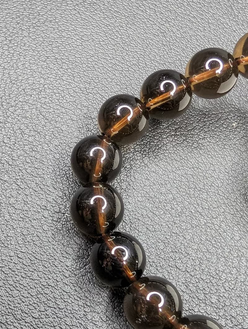 【訂製品】茶晶 手串 手鍊 天然水晶 水晶手串 8-16mm 水晶手鍊