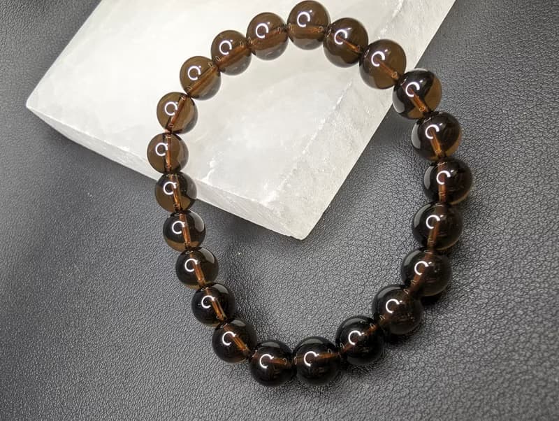 【訂製品】茶晶 手串 手鍊 天然水晶 水晶手串 8-16mm 水晶手鍊