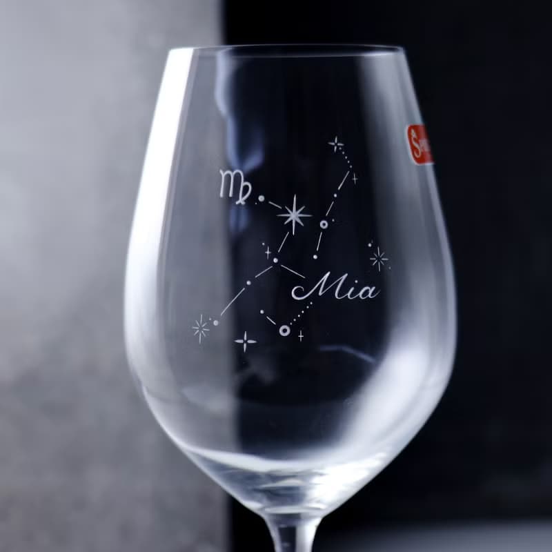 (一對價)465cc【情侶星座對杯】德國Spiegelau鉑金級水晶紅酒對杯