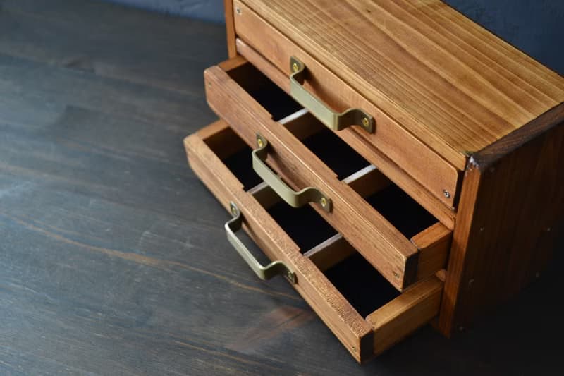 0310mto 日本産ひのき 小分け収納 ピルケース アクセサリーケース デスク収納 カトラリーケース