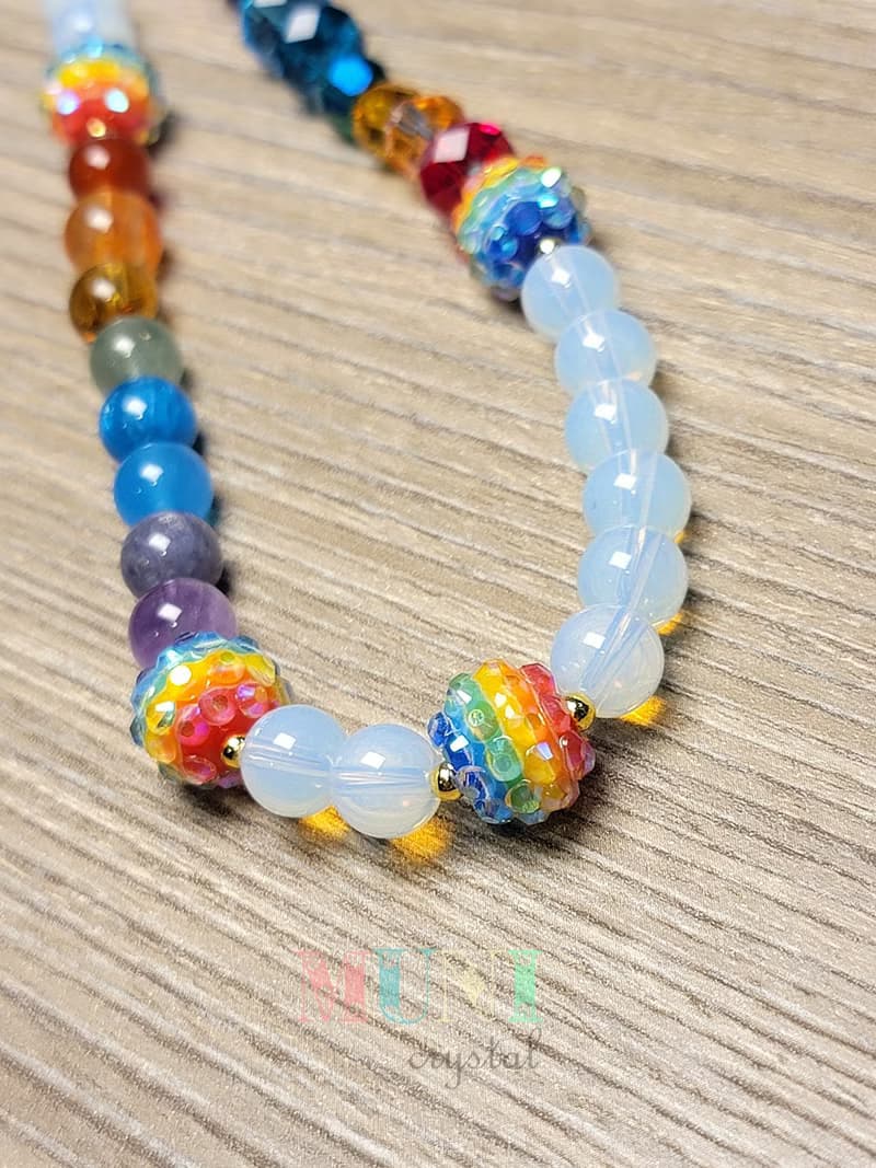 慕霓。水晶手機防丟掛飾 包掛 雲端上的彩虹閃亮登場 好評限量推