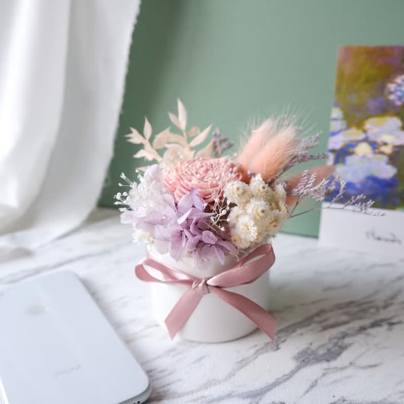 Goody Bag - 小盆花不凋花、永生花、乾燥花盆栽 2個一組福袋