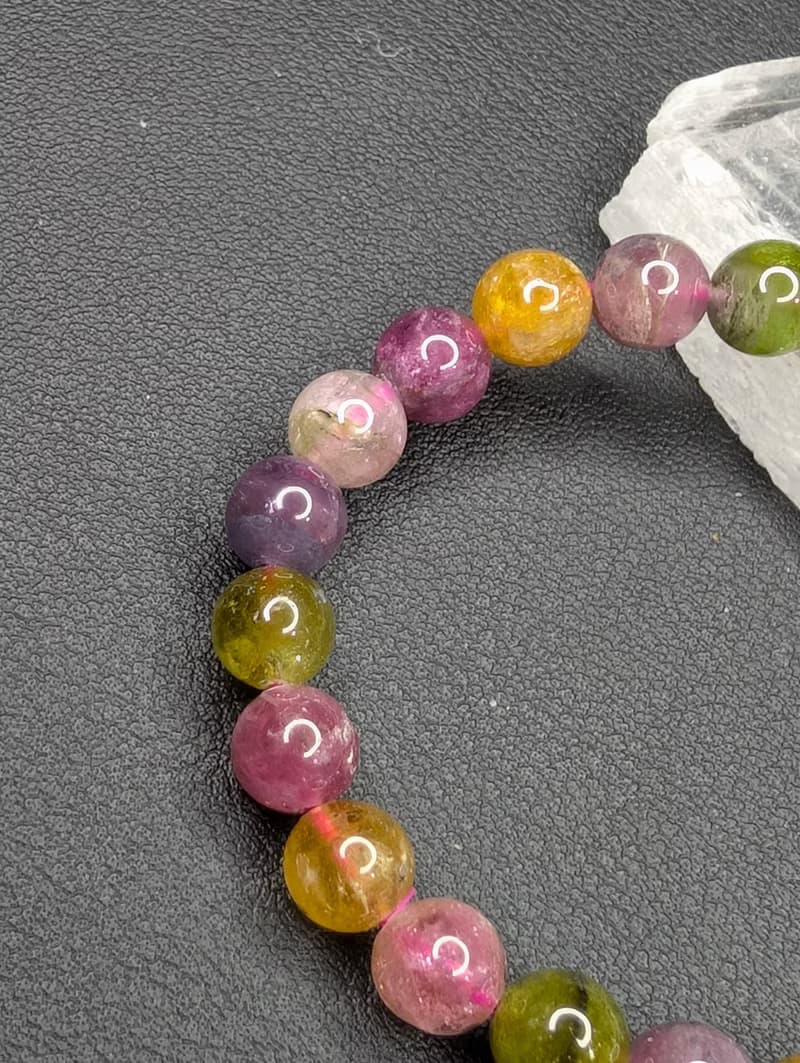 碧璽 Tourmaline 7mm 手串 手鍊 天然水晶 水晶手鍊