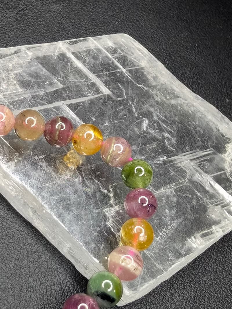 碧璽 Tourmaline 7mm 手串 手鍊 天然水晶 水晶手鍊