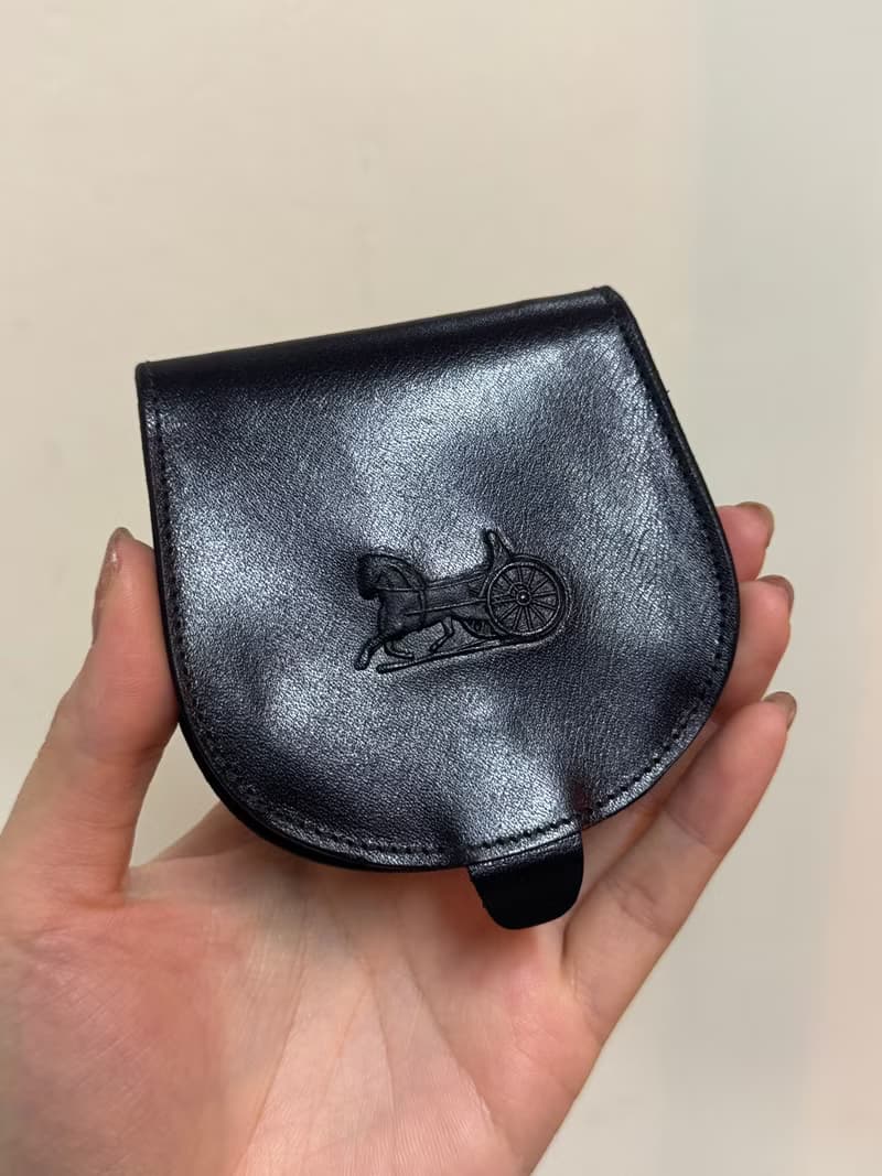 中古正品 Celine 馬車真皮 零錢包 皮革收納套 禮物 男女適用
