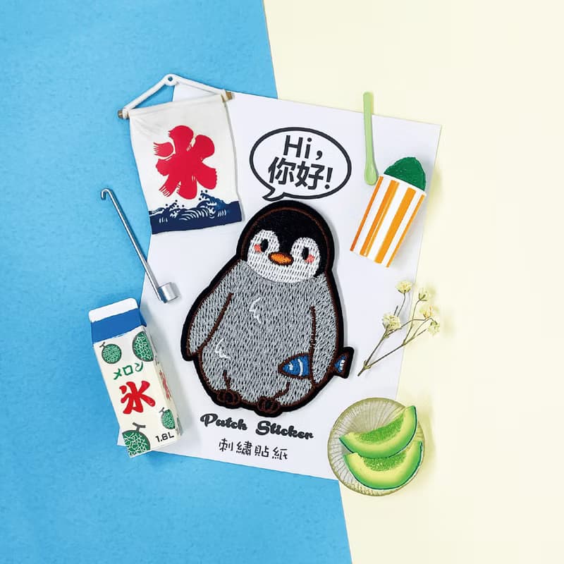 刺繡貼紙-企鵝