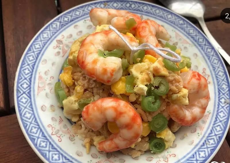 83獨創款 仿真蝦仁炒飯蠟燭