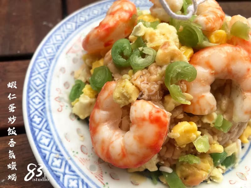 83獨創款 仿真蝦仁炒飯蠟燭