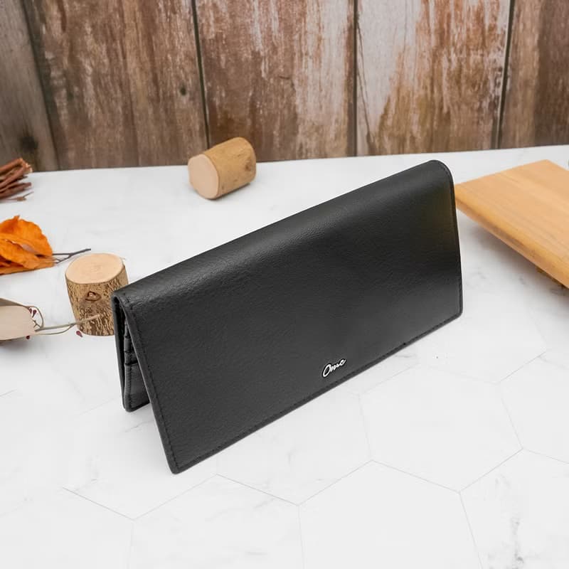 12卡1照-簡約薄款牛皮長夾29811