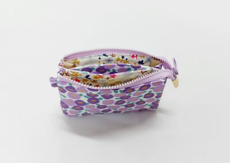 【三層小錢包-鋪棉】手作手握包 小錢包 分隔收納錢包 -送禮禮物