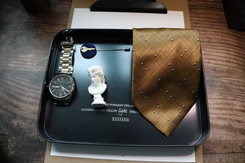 薑黃色小水滴真絲領帶桑蠶絲紳士正裝necktie