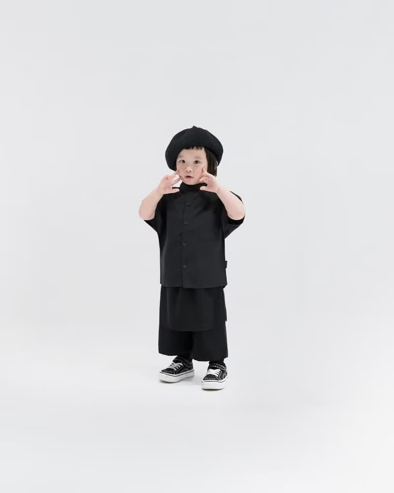 MUKID 垂墜西裝片裙褲