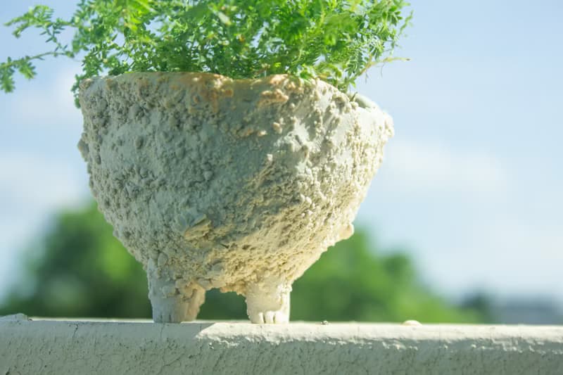 白巧克力奶油獸 盆器 植栽 花器 手作陶藝 獨一無二 禮物 送禮