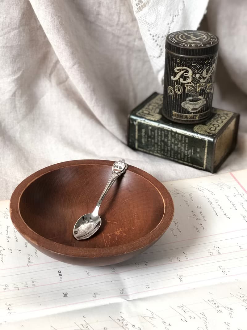 早期美國製Miami Beach 琺瑯徽章紀念湯匙