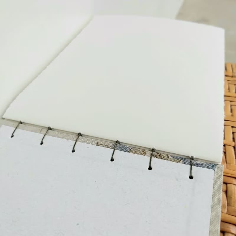 【現貨】藍色妖姬 玫瑰 科普特線裝書 空白手工筆記本 手帳 禮物