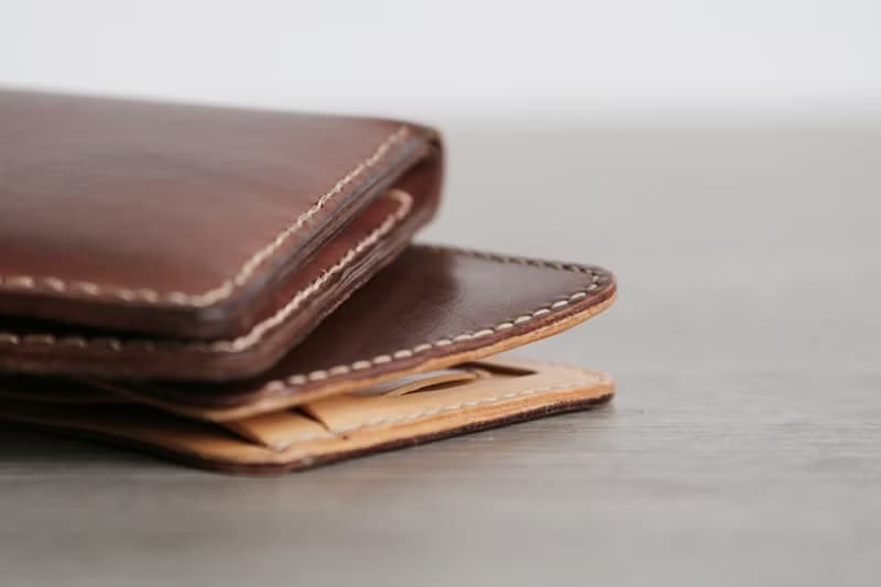 藝創小間 | 卡布奇諾真皮簡約短夾皮夾 情人節 禮物