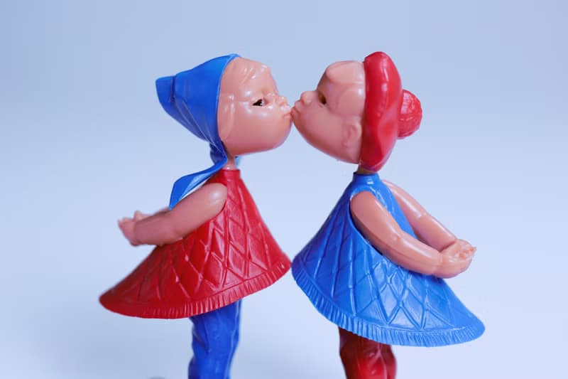 趣味磁力擺飾-經典Kiss情侶