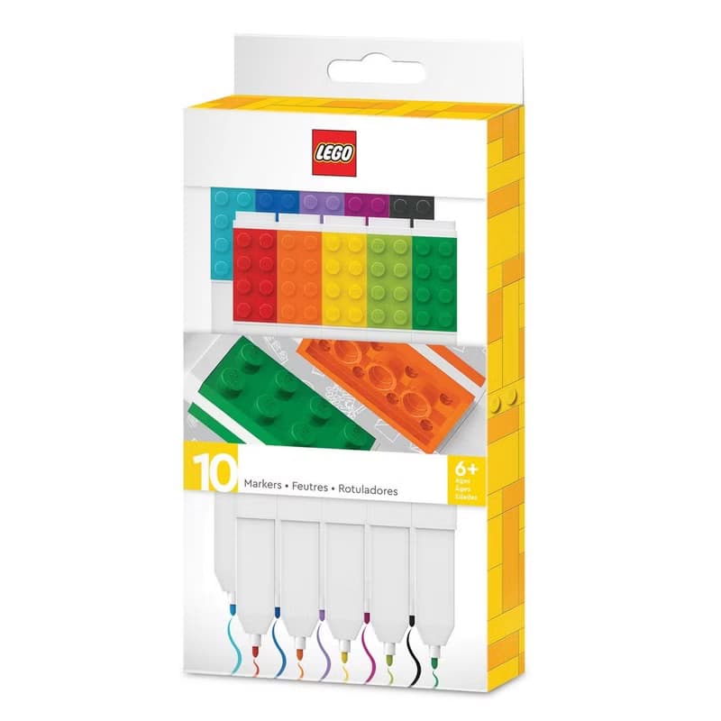 LEGO 樂高積木彩色筆混色 (10色)