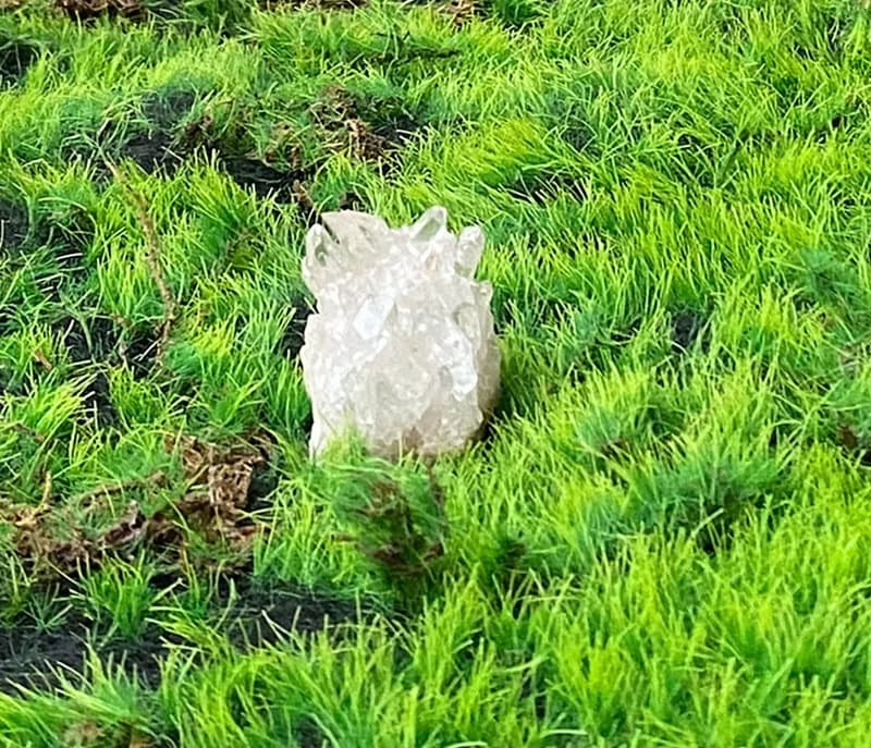 天然原礦可愛白水晶小蛋糕簇 消磁淨化 療癒 開運 淨化