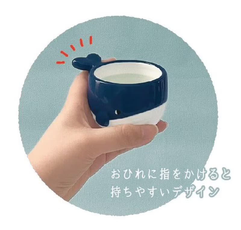日本Decole 餐具 - 鯨魚小酒杯