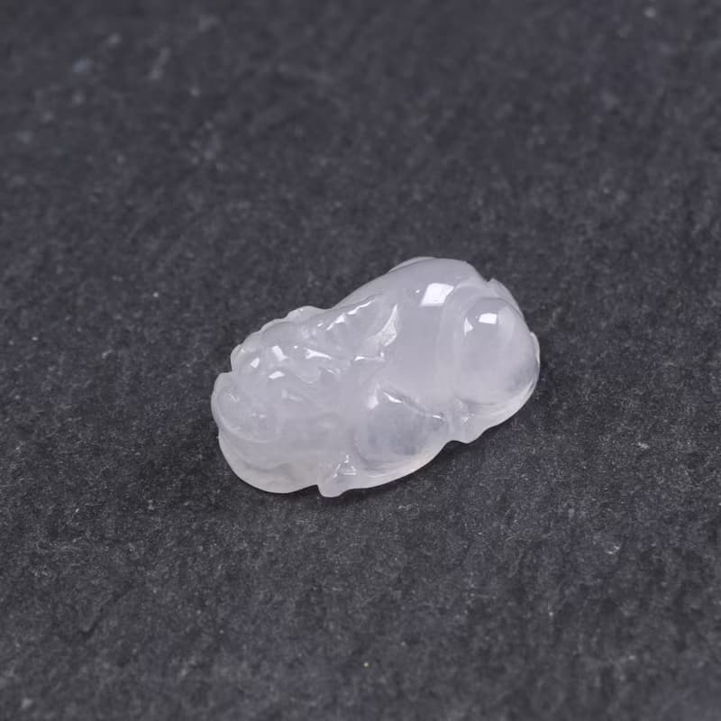 【招財神獸】冰種翡翠貔貅| 戒面| 裸石| 天然緬甸玉翡翠A貨|送禮