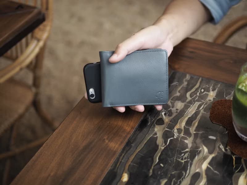 Paul (Grey) : wallet, men purse, Grey, cow leather, folded wallet