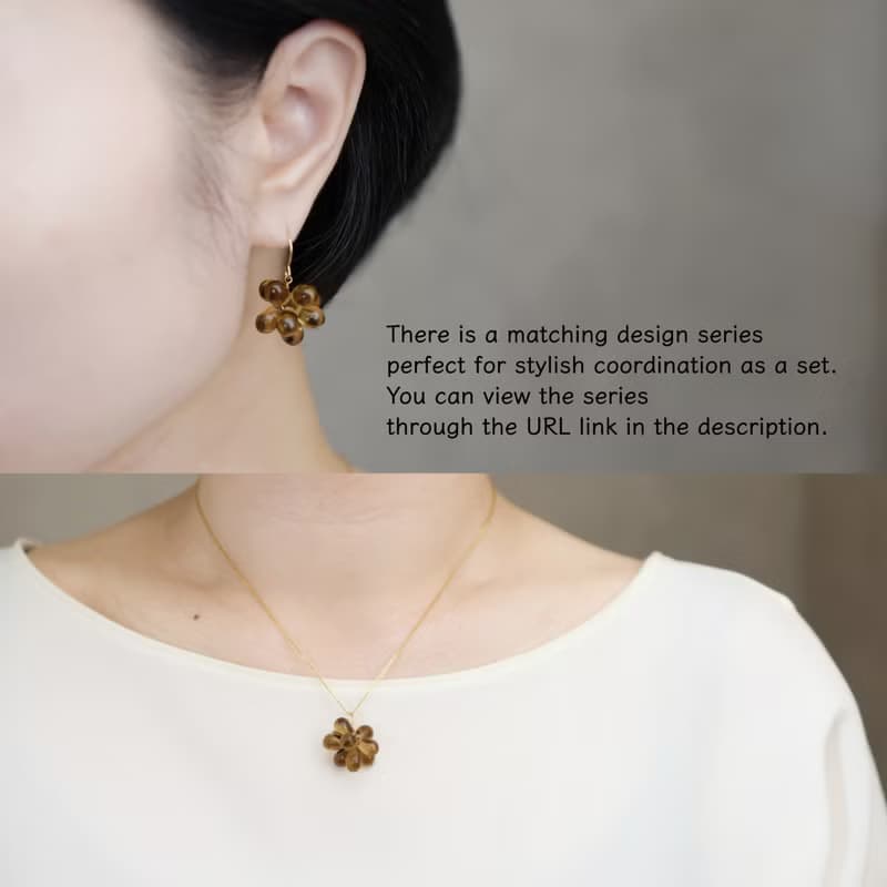 【ピアス・イヤリング】ホットコーヒー (短い)