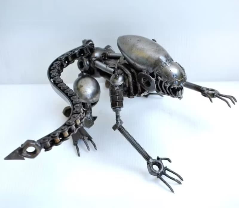 Monster SCRAP METAL, Cool gift for him, Cool Welding Gifts, Anniversary gifts