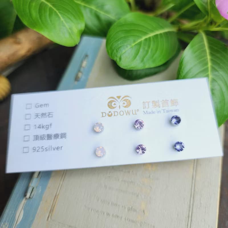 │為耳朵容易過敏發炎的你而存在│中性小鑽頂級醫療鋼經典耳環組