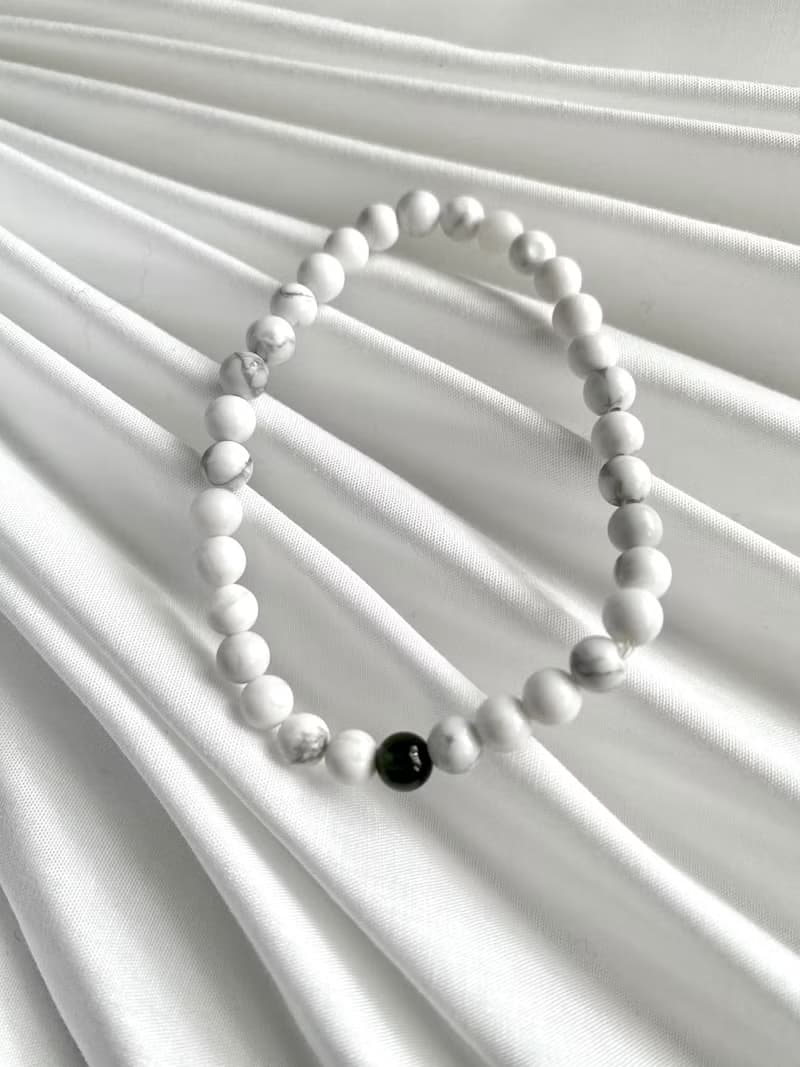 白松石原礦碧璽手鍊手串