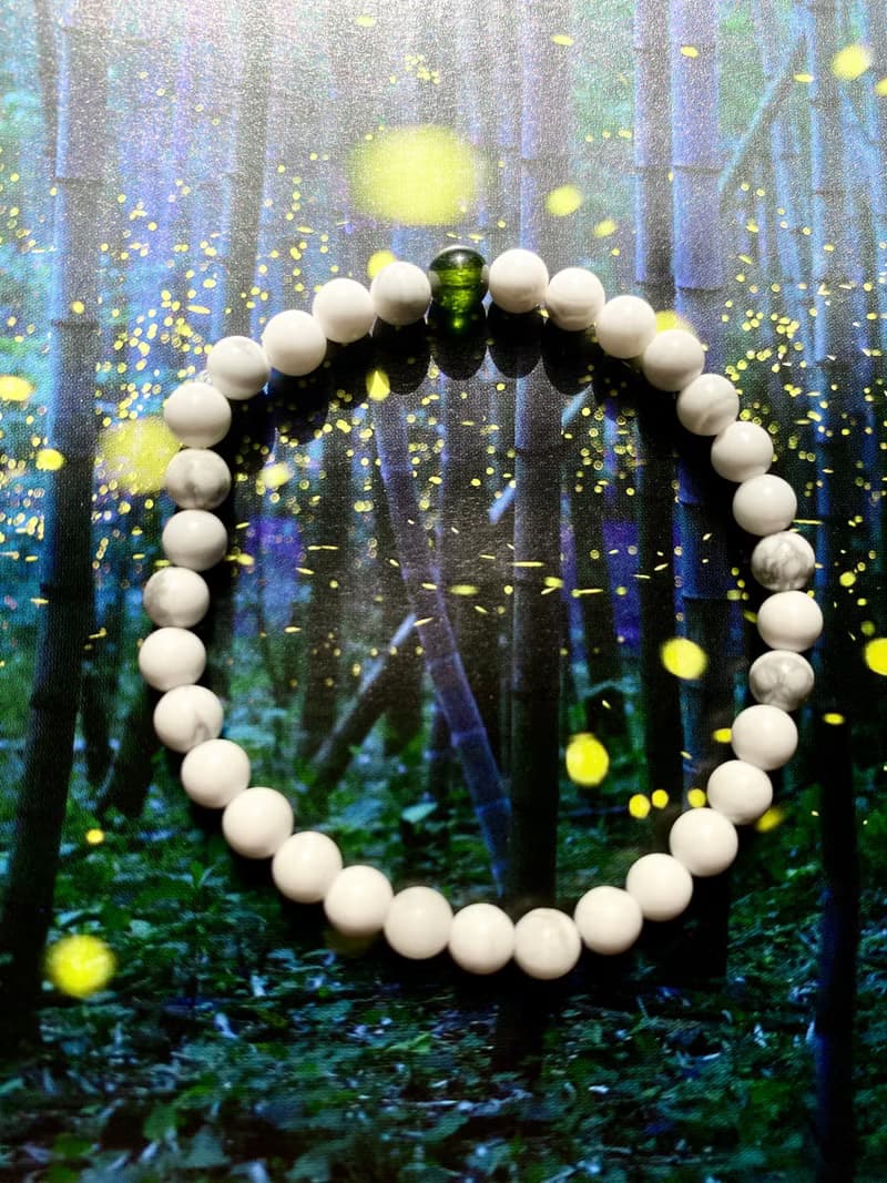 白松石原礦碧璽手鍊手串