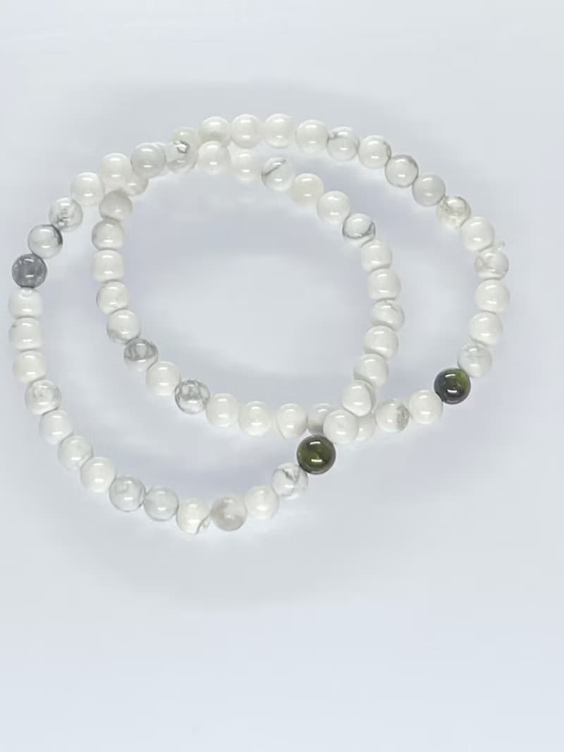 白松石原礦碧璽手鍊手串