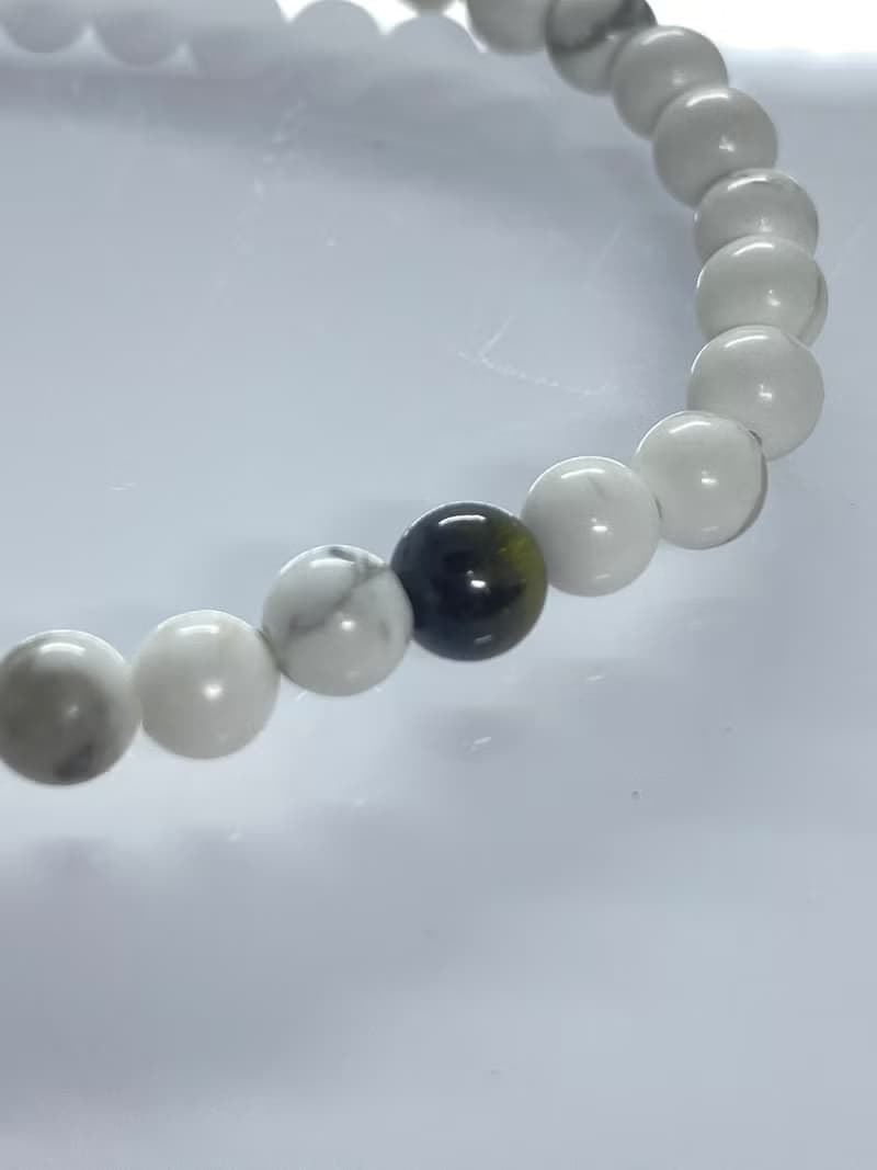 白松石原礦碧璽手鍊手串