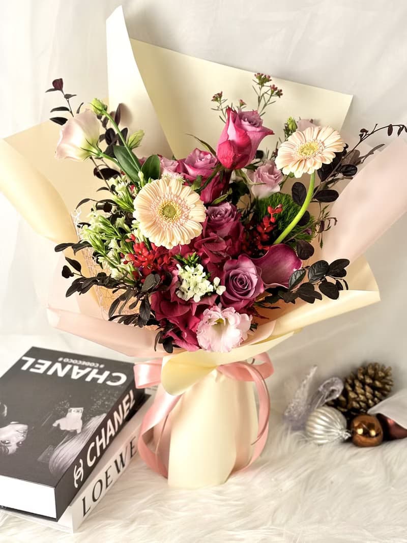 Rose Bouquet-俏皮玫瑰鮮花花束