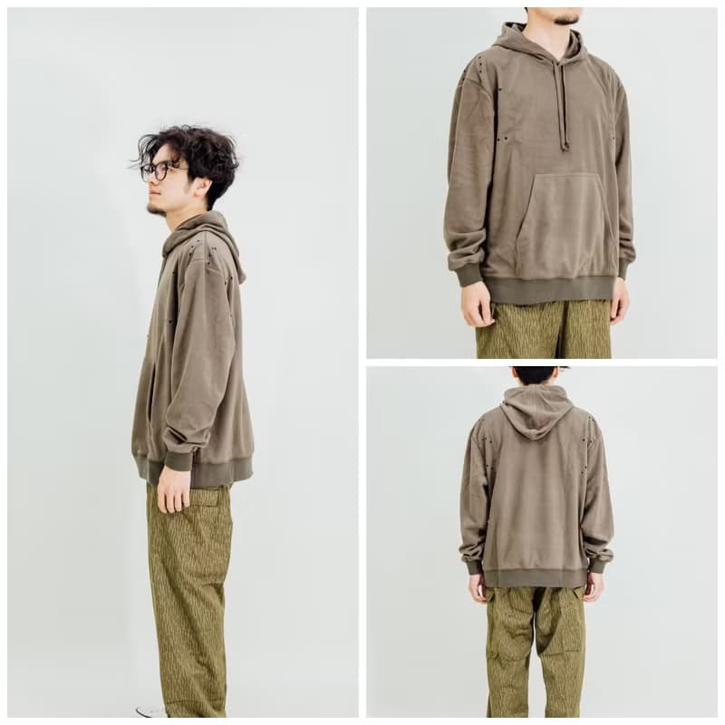 打孔搖粒絨帽T 連帽衫 Drilled Fleece Hoodie