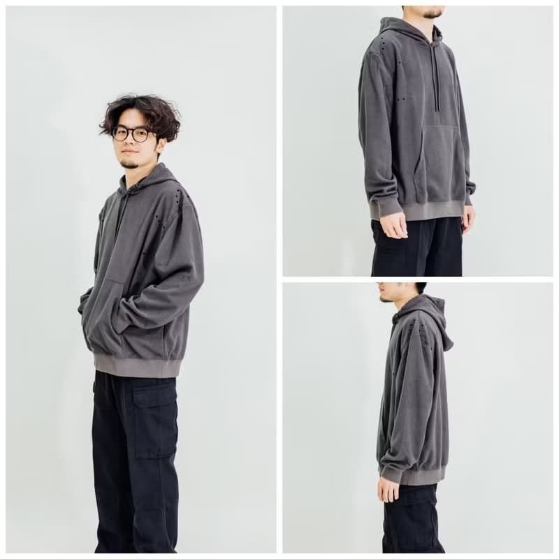 打孔搖粒絨帽T 連帽衫 Drilled Fleece Hoodie