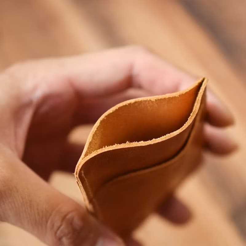 馬皮革 ID卡套 通行卡套  Pass case ID case 深酒紅色